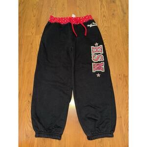 HSM 2 High School Musical Kids Youth Girls Sweat Pants Sz MEDIUM Black Movie